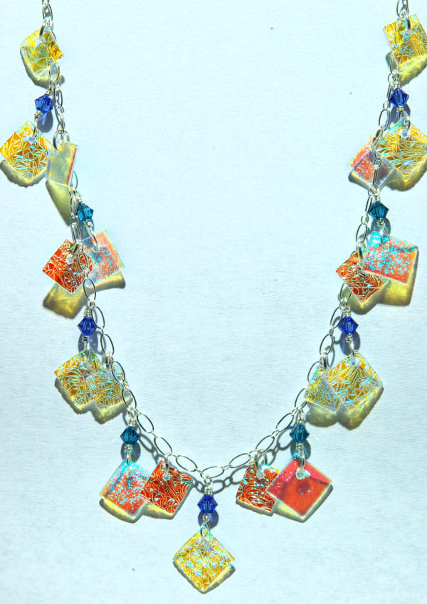 Color Changing Glass Earrings by Mimii from Kela's...a glass gallery on