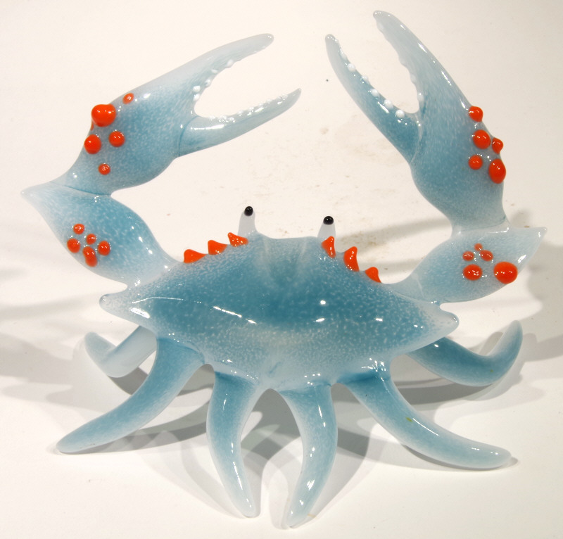 Art Glass crab from Kela's...a glass gallery on Kauai