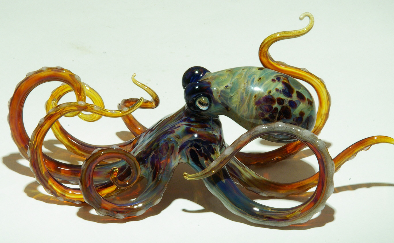 Art Glass Octopus from Kela's...a glass gallery on Kauai