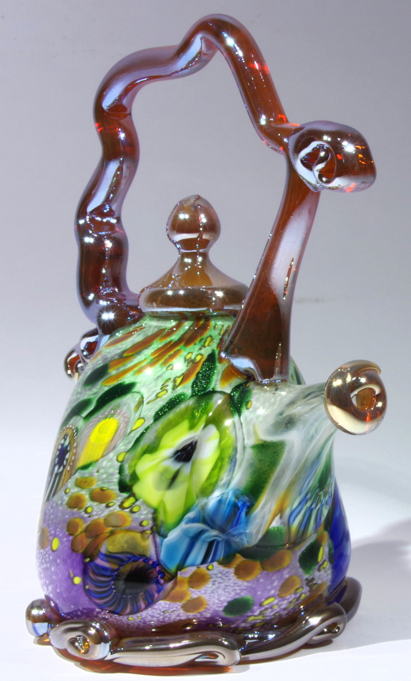 Art Glass Teapot from Kela's...a glass gallery on Kauai