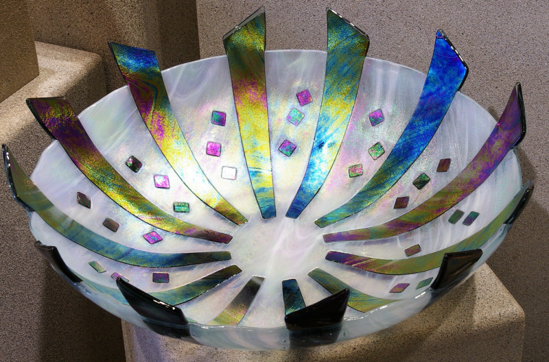 Art Glass Folded Vase from Kela's...a glass gallery on Kauai