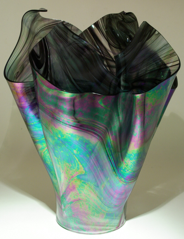 Art Glass Folded Vase from Kela's...a glass gallery on Kauai