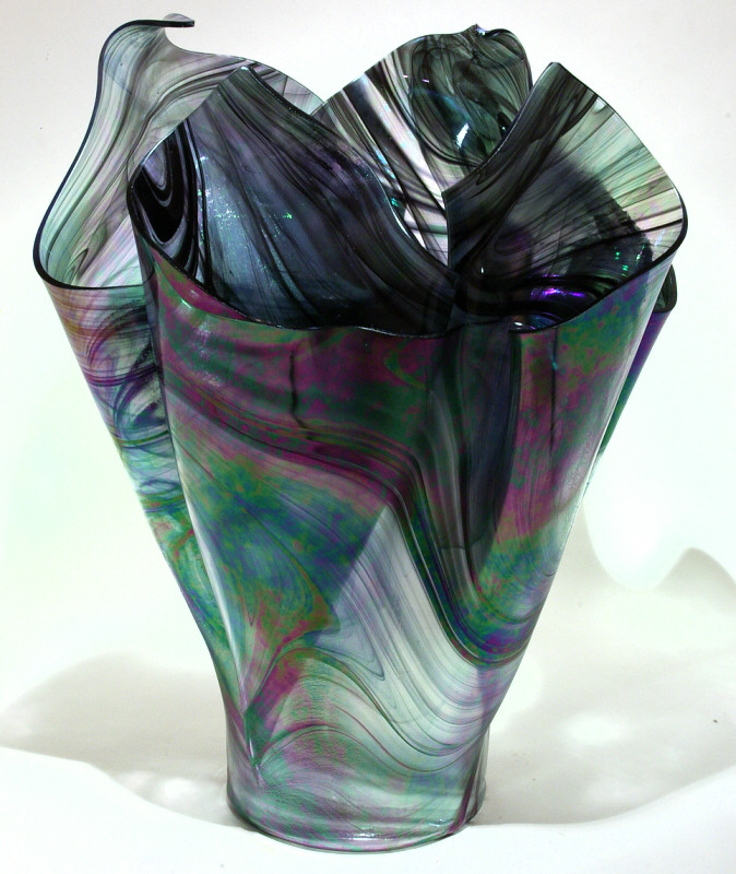 Art Glass Folded Vase from Kela's...a glass gallery on Kauai