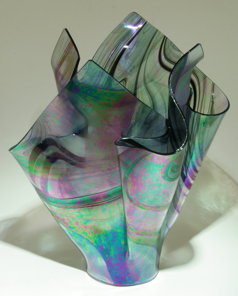 Art Glass Folded Vase from Kela's...a glass gallery on Kauai